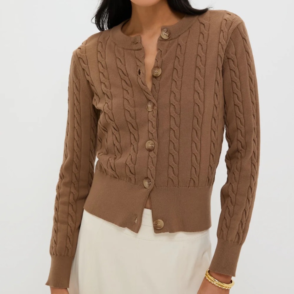 EUC Tuckernuck Kit Cable Knit Cardigan size M